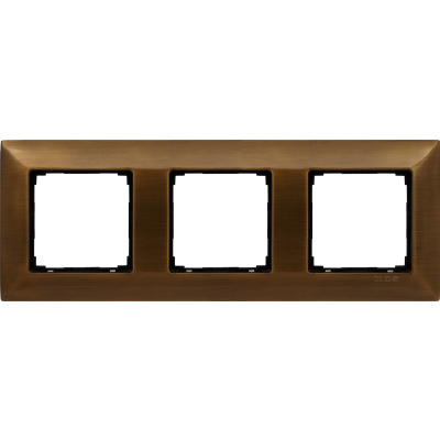VENA EXCLUSIVE METAL Ramka 3x brąz rustykalny (5132283)