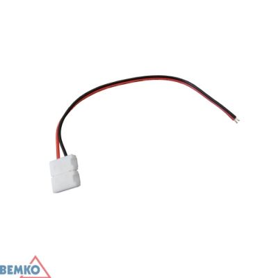 ZŁĄCZKA LED Z PRZEWODEM 1-STRONNA 8MM 3528 BEMKO (B46-Z1-08-3528)
