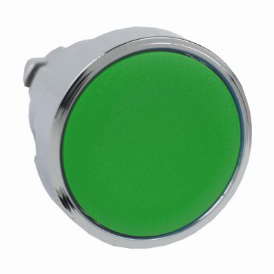 Harmony XB4 Przycisk płaski fi22 zielony z samopowrotem bez podświetlenia metalowy okrągły ZB4BA3TQ SCHNEIDER (ZB4BA3TQ)