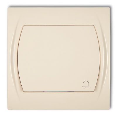 KARLIK LOGO Przycisk zwierny /dzwonek/ beżowy 1LWP-4 (1LWP-4)