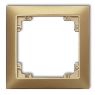 KARLIK DECO Ramka pojedyncza z tworzywa DECO Soft złoty 29DRSO-1 (29DRSO-1)