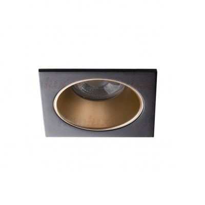 GLOZO DSL G/B Oczko sufitowe GLOZO DSL G/B kwadratowy stop aluminium kolor złoty / czarny 1XGx5,3/GU (36216)