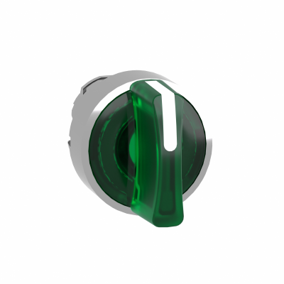 Harmony XB4 Przełącznik 3 położeniowy LED zielony metalowy ZB4BK1333 SCHNEIDER (ZB4BK1333)