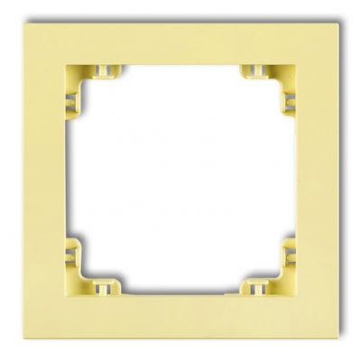 KARLIK DECO Ramka pojedyncza z tworzywa DECO Pastel Matt kanarkowa 43DR-1 (43DR-1)