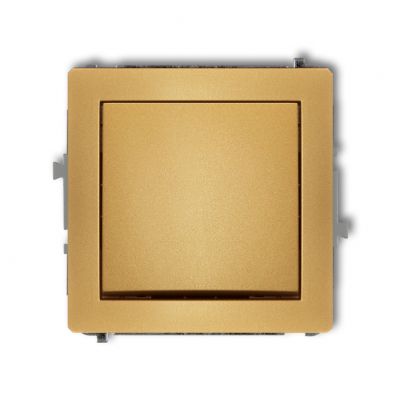 KARLIK DECO Przycisk pojedynczy zwierny bez piktogramu złoty 29DWP-4.1 (29DWP-4.1)