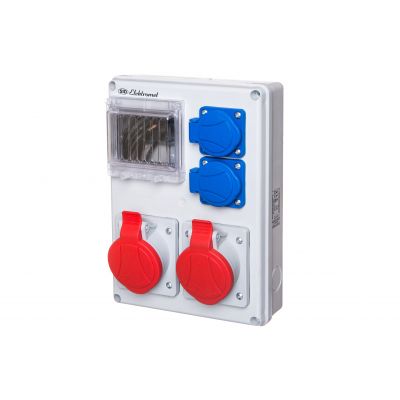 Rozdzielnia stacjonarna 2x16/5 + 2x16/3 RSK-2 940051 ELEKTROMET (940051)