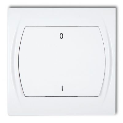 KARLIK LOGO Łącznik dwubiegunowy biały LWP-9 (LWP-9)