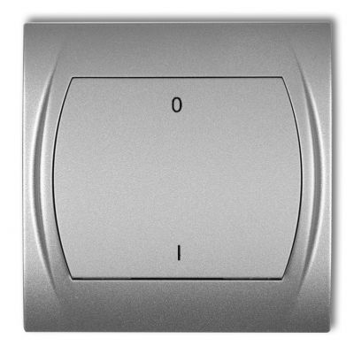 KARLIK LOGO Łącznik dwubiegunowy srebrny metalik 7LWP-9 (7LWP-9)