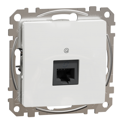 Sedna Design & Elements Gniazdo komputerowe RJ45 kat. 6 UTP białe SDD111461 SCHNEIDER (SDD111461)