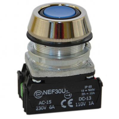 Przycisk NEF30-UKX/W3 niebieski (W0-NEF30-UK X/W3 N)
