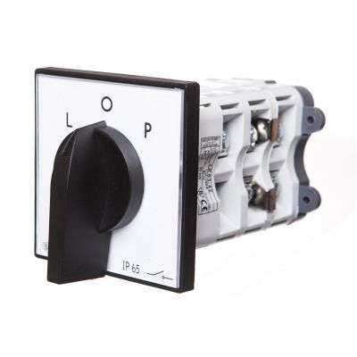 Łącznik krzywkowy L-0-P 3P 115A z płytką IP65 ŁK 100-42 910742 ELEKTROMET (910742)