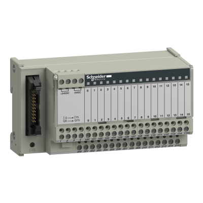Modicon ABE7 miniaturowa podbaza dyskretne pasywne we/wy 16 wejść/wyjść Led ABE7H16R21 SCHNEIDER (ABE7H16R21)