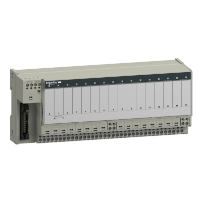 PODSTAWA WYJ. 16-KAN DO PRZEK. 10MM ABE7P16T214 SCHNEIDER (ABE7P16T214)
