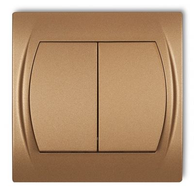 KARLIK LOGO Łącznik podwójny świecznikowy podświetlany złoty metalik 8LWP-2L (8LWP-2L)