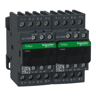 Stycznik nawrotny I=20A AC-1 4 bieguny napięcie cewki 230 V AC LC2DT40P7 SCHNEIDER (LC2DT40P7)