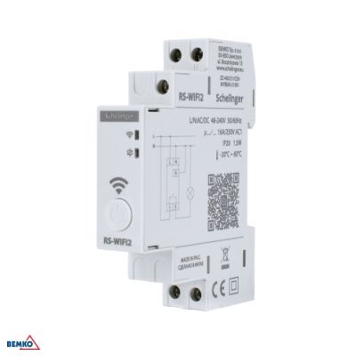 ASTRONOMICZNY PROGRAMATOR CZASOWY WIFI JEDNOKANAŁOWY 48-240V AC/DC BEMKO (A26-RS-WIFI2)