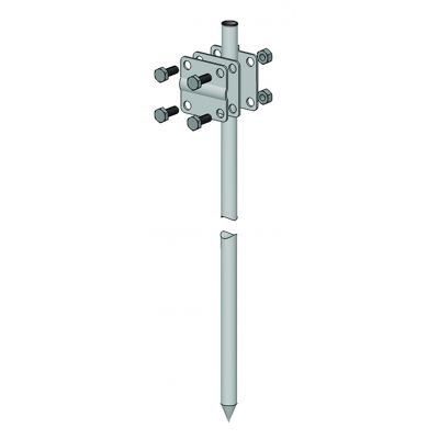  uziom jednolity oc.galwan 1,5m (iglica 1,5m; łącznik iglicy, złącze krzyżowe, pobijak) R.8134G PAWBOL (R.8134G)