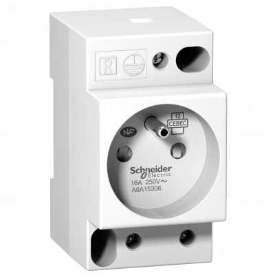 Gniazdo modułowe Acti9 iPC-F z bolcem A9A15306 SCHNEIDER (A9A15306)