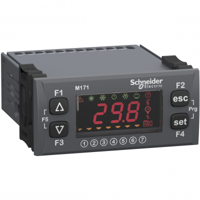 Sterownik PLC HVAC M171 Podtynkowy 6xDI 5xAI 6xDO 5xAO LAN Modbus SL zas 12-24V TM171OFM22R SCHNEIDER (TM171OFM22R)