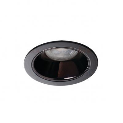 GLOZO DSO B/B Oczko sufitowe GLOZO DSO B/B okrągły stop aluminium kolor czarny 1XGx5,3/GU10 KANLUX (36223)