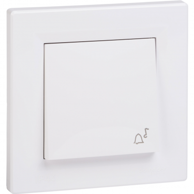 Asfora przycisk zwierny /dzwonek/ IP44 biały EPH0800221 SCHNEIDER (EPH0800221)