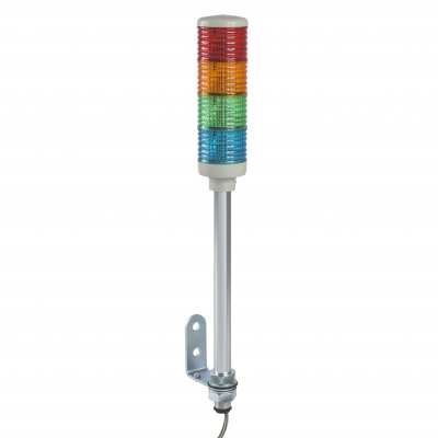 Harmony XVC Kolumna świetlna ROGB 60mm montaż na rurze stabilna bez brzęczka IP23 24 V AC DC XVC6B4 SCHNEIDER (XVC6B4)