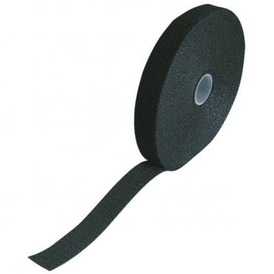 Opaska kablowa na rzepę w rolce czarna   10m x 20mm* 262782 HAUPA (262782)