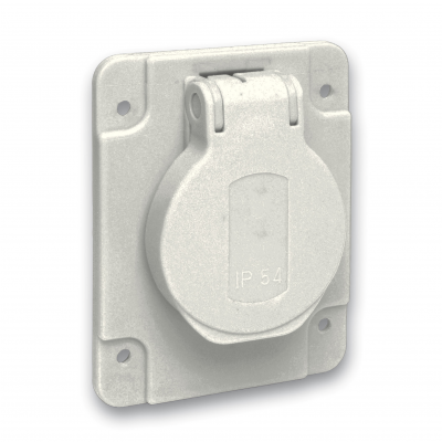 GNIAZDO 65X85 SIDE GRAY IP54220V 2PT PKS62G SCHNEIDER (PKS62G)