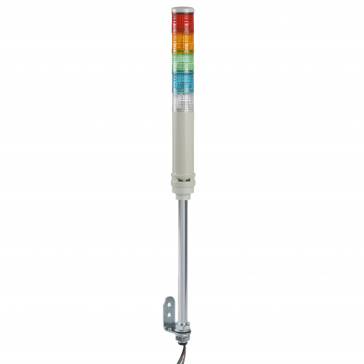 Harmony XVC Kolumna świetlna ROGBC 40mm montaż na rurze stabilna lub migająca z brzęczkiem 70/85dB IP23 24V AC DC XVC4B55S SCHNEIDER (XVC4B55S)