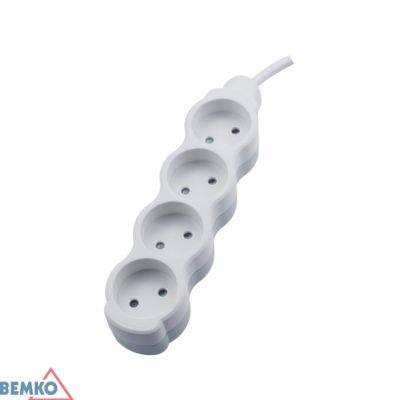 PRZEDŁUŻACZ NEW 1.0 4 GN. BEZ /0/ 1.0MM X 1.5M BEMKO (S-B04-NA4GB1M)