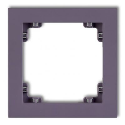 KARLIK DECO Ramka pojedyncza z tworzywa DECO Pastel Matt wrzosowa 50DR-1 (50DR-1)