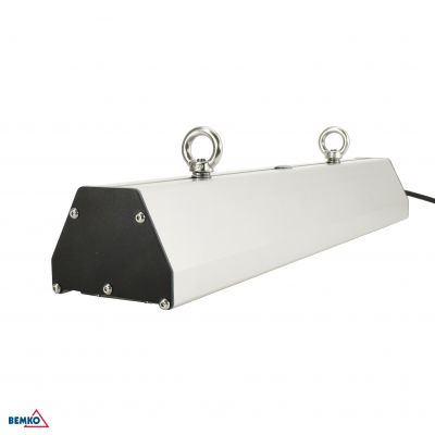 OPRAWA HIGHBAY LED MASTER PROFESSIONAL 2M 60W 4000K 10700LM IP65 ANODA 90X90 BEMKO (C85-HBM-P2A-060B-840B-C00-9090)