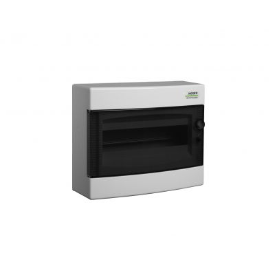 PNS 12T Rozdzielnica natynkowa drzwi przezroczyste IP40 1 rząd 1x12 modułów 101498 NOARK (101498)