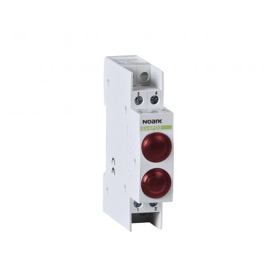 Ex9PD2rr 6.3V AC/DC Lampka sygnalizacyjna 6 3V AC/DC 1 czerwony 1 czerwony LED 102479 NOARK (102479)