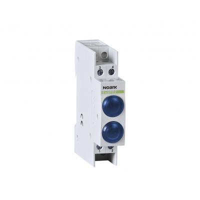 Ex9PD2bb 6.3V AC/DC Lampka sygnalizacyjna 6 3V AC/DC 1 niebieska 1 niebieska LED 102514 NOARK (102514)
