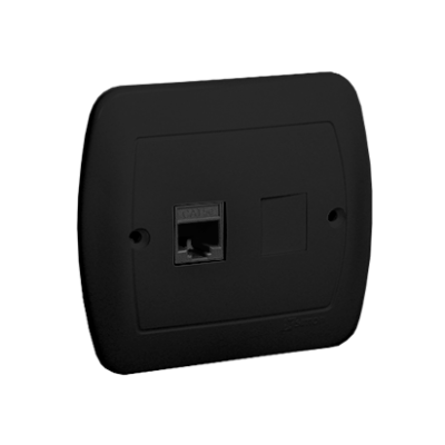 SIMON AKORD Gniazdo komputerowe RJ45 pojedyncze kat.5e. AF51/49 (AF51/49)