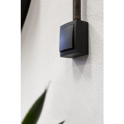 Simon Aquaclick Łącznik dwubiegunowy 10AX 250 V~ zaciski śrubowe, czarny ACW2/49 KONTAKT (ACW2/49)