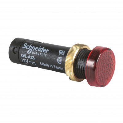 Harmony XVL Lampka sygnalizacyjna fi12 czerwona LED z pokrywą 12V XVLA324 SCHNEIDER (XVLA324)