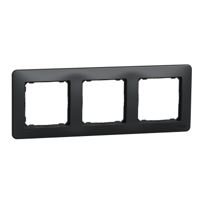 Sedna Design & Elements Ramka potrójna czarny antracyt SDD314803 SCHNEIDER (SDD314803)
