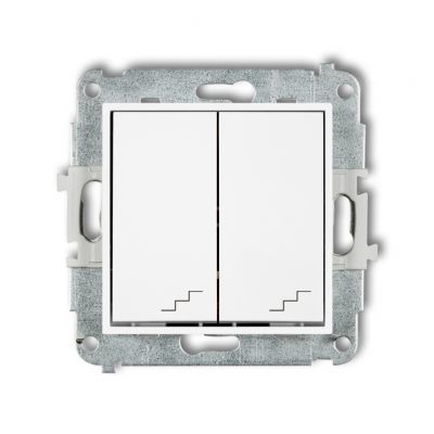 KARLIK ICON Łącznik podwójny schodowy biały IWP-33 (IWP-33)