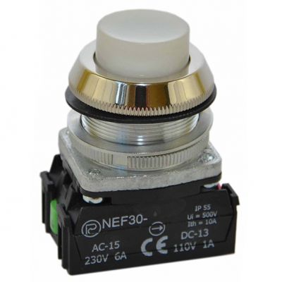 Przycisk NEF30-WX/W3 biały (W0-NEF30-W X/W3 B)