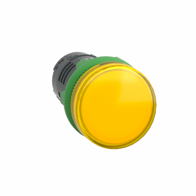 Harmony XB5 Monolityczny wskaźnik świetlny żółty LED 110/120V AC plastikowy XB5EVG8 SCHNEIDER (XB5EVG8)
