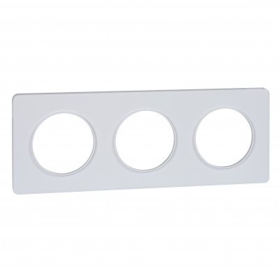 Odace Touch, ramka 3-krotna, podstawa biała, bronze, L S52P806 SCHNEIDER (S52P806)