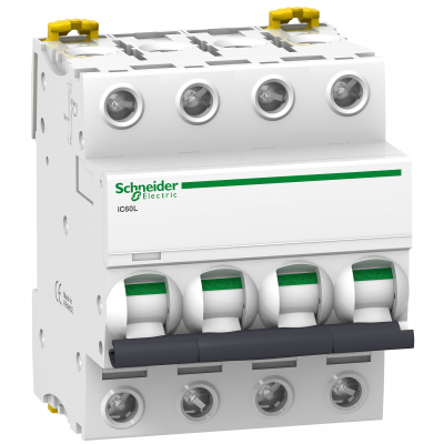 Wyłącznik nadprądowy Acti9 iC60L 4P C25A A9F95425 SCHNEIDER (A9F95425)