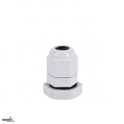 DŁAWNICA KABLOWA SZARA PG-7 (OPK. 100SZT.) BEMKO (E45-DK-PG-7-S/1)
