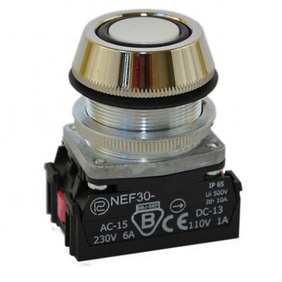Przycisk NEF30-UK2Y/W3 biały (W0-NEF30-UK 2Y/W3 B)