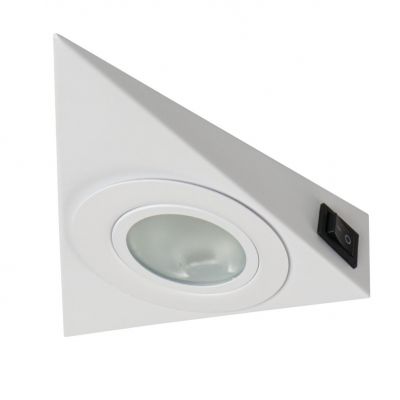 ZEPO LFD-T02/S-W Oprawa podszafkowa z wyłącznikiem ZEPO LFD-T02/S-W G4 kolor biały KANLUX (36633)