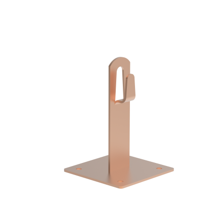 CU UCHWYT DACHOWY Z PŁYTKĄ /100 15.1.1 CU ELKO BIS (91500403)