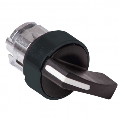 Harmony XB4 Przełącznik 2 położeniowy fi22 czarny stabilny piórko długie okrągły metalowy ZB4BJ27 SCHNEIDER (ZB4BJ27)