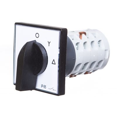 Łącznik krzywkowy 0-gwiazda-trójkąt 5P 16A IP65 Łuk E16-22 951621 ELEKTROMET (951621)